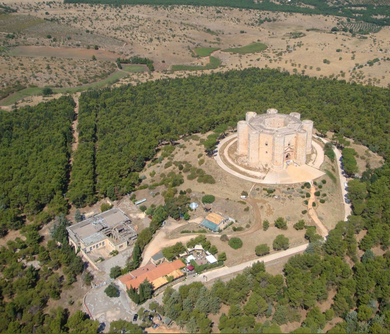 Überflug über das Castel del Monte