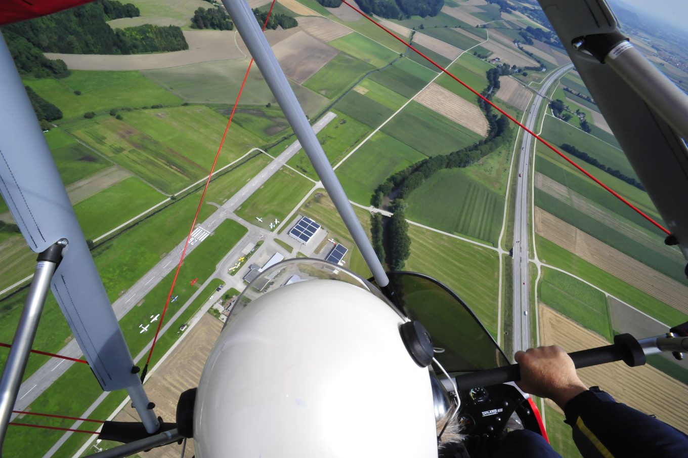 EDMY - Flugplatz Mühldorf aus Trikeperspektive